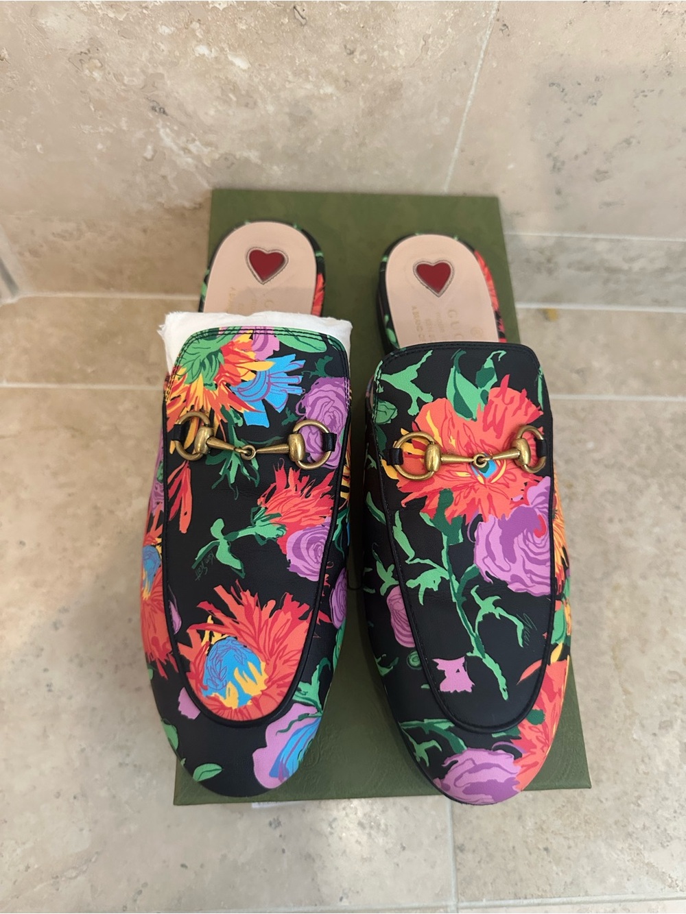 Gucci x Ken Scott Floral Princeton Mules IT40